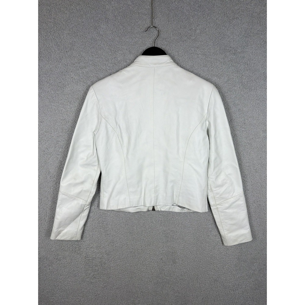 Vintage Y2K Wilsons Leather Maxima Cafe Racer Motorcycle Jacket Womens Size S - Picture 9 of 9